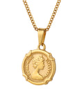 Antique Coin Necklace