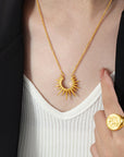 Golden Sun Necklace