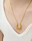 Golden Sun Necklace